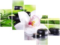 100 75CM OBRAZ 5 ELEM KAMIENIE SPA STORCZYK ŚCIENNY