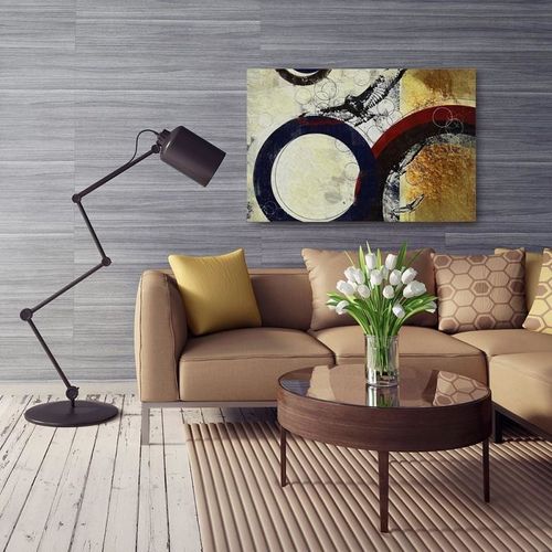 Obraz na płótnie - Canvas, Abstrakcja koła 50x40 na Arena.pl