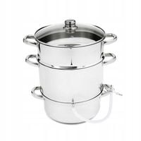 2X Sokownik Garnek parowy Parowar FLORINA 8 liltrów CN MIDI indukcja Inox