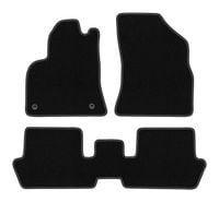 Dywaniki welurowe BASIC Peugeot 3008 I 2009-2016 czarne