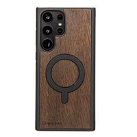 Drewniane Etui Bewood do Samsung Galaxy S25 Ultra DĄB WĘDZONY z MagSafe
