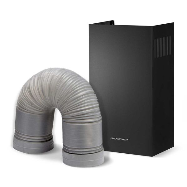 Okap kuchenny kominowy 60 cm Berdsen BT-215 czarny zdjęcie 9