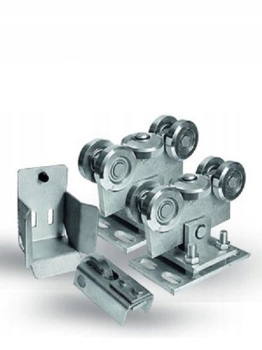 WÓZEK wózki do BRAMY PRZESUWNEJ 80x80 komplet ZESTAW wózków bramowych na Arena.pl