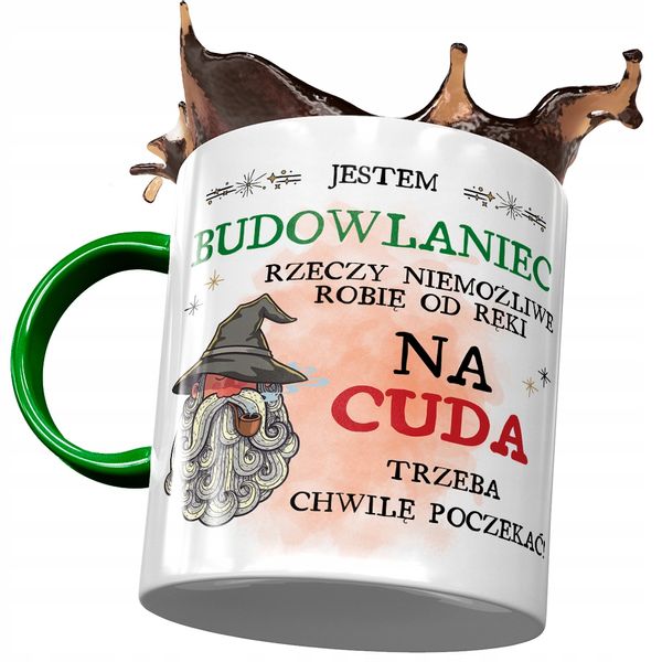 Kubek Dla Budowlańca Jestem Budowlańcem Prezent Z Nadrukiem Ze Zdjęciem zdjęcie 1