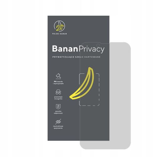 Szkło hartowane prywatyzujące 9H BananPrivacy do Apple iPhone 13 na Arena.pl
