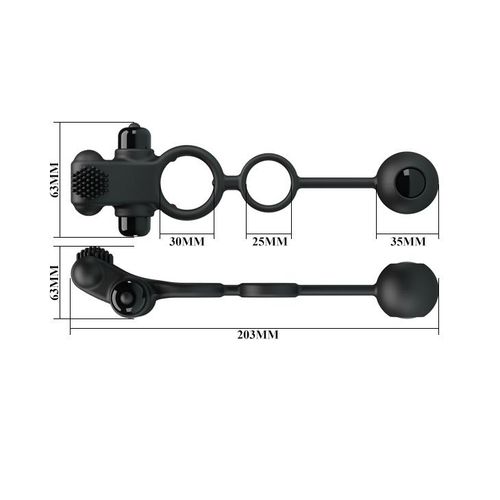 Nasadka Na Penisa Jądra Pierścień Wibrujący 10Tryb na Arena.pl