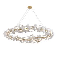 Lampa wisząca BOTANIKA złoto biała 150 cm
