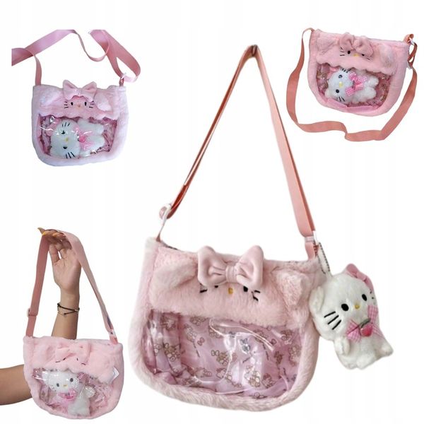 Torebka z Uroczym breloczkiem pluszowym Hello Kitty DZIECIĘCA MŁODZIEŻOWA zdjęcie 1