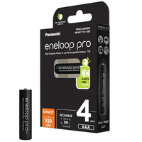 Cienkie paluszki akumulatorki baterie Panasonic eneloop PRO AAA 930mAH 4 szt.