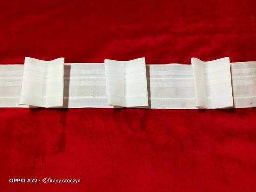 TAŚMA marszcząca 6cm bawełniana wałek 50m bawełna na Arena.pl