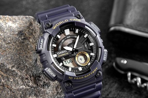 zegarek męski casio gerton aeq-110w-2avdf + box na Arena.pl