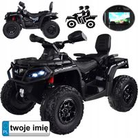 Quad na akumulator dla dzieci 2 osob CAN-AM OUTLANDER 4x4 Panel LED PA0326