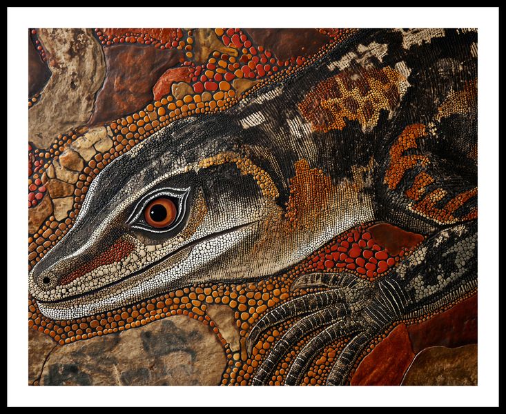 Plakat 76x60,5cm Oko Jaszczurki zdjęcie 3