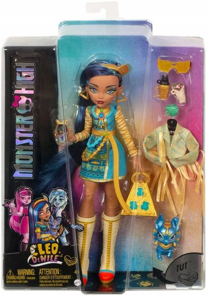 Monster High Cleo De Nile Lalka Modowa Zestaw AKCESORIA HHK54 MATTEL zdjęcie 4