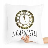Poduszka Dla Zegarmistrza Zegarmistrz Prezent Z Nadrukiem Ze Zdjęciem