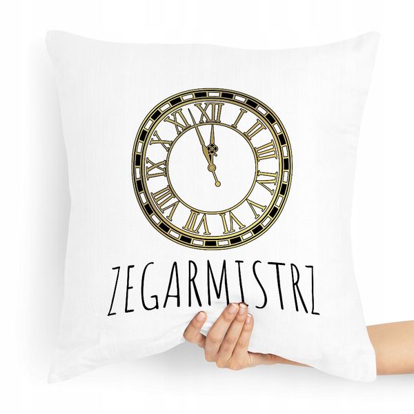 Poduszka Dla Zegarmistrza Zegarmistrz Prezent Z Nadrukiem Ze Zdjęciem zdjęcie 1