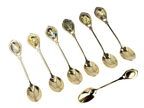 Kpl. 6 łyżeczek - G. Klimt, mix (CARMANI) na Arena.pl