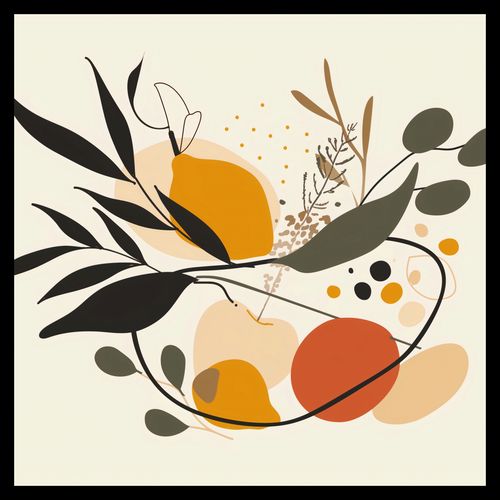 Plakat 50x50cm Botaniczny Wir na Arena.pl