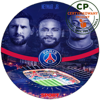 Opłatek na tort Messi Mbappe Neymar - dla fana