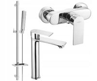 MEXEN ROYO DQ72 ZESTAW PRYSZNICOWY BATERIA CHROM