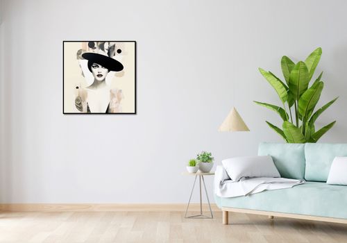 Plakat 70x70cm Portret en Décalage na Arena.pl