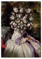 Plakat portret kwiaty 61x91 cm