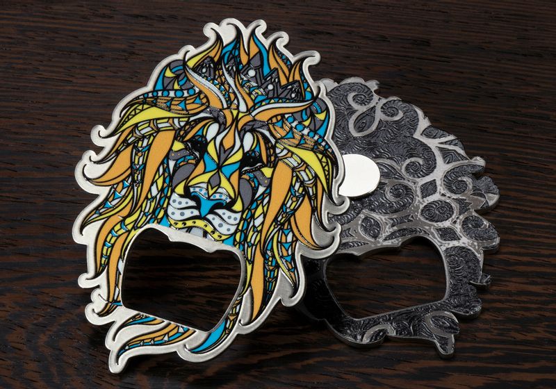 OTWIERACZ STALOWY DO BUTELEK NAPOJÓW KAPSLI LEW zdjęcie 3