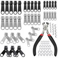 ZESTAW NAPRAWCZY SUWAKÓW DO NAPRAWY ZAMKÓW BŁYSKAWICZNYCH METALOWE 85 el.