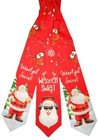 krawat świąteczny Wesołych Świąt