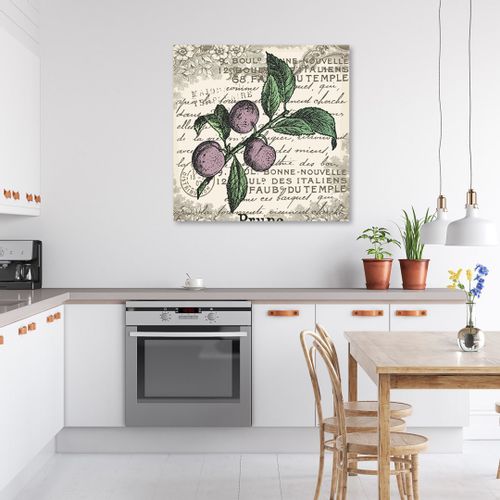 Emaga Obraz na płótnie, Śliwka vintage - 40x40 na Arena.pl