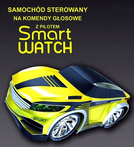 SAMOCHÓD Sterowany GŁOSEM RC Pilot Smart Watch na Arena.pl