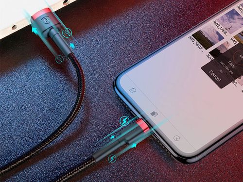 Baseus Kabel USB Lightning iPhone 2.4A 1m Czerwony na Arena.pl