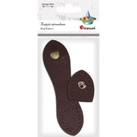 zapięcie zatrzaskowe 2-elementowe 28x110mm + 28x35mm skóropodobne