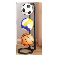 ND24_24928 Stojak Na Pilki 3 Poziomy Metalowy Sta