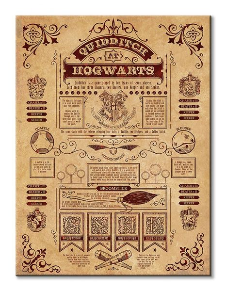 Harry Potter (Quidditch At Hogwarts) - obraz na płótnie 60x80 cm zdjęcie 2