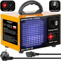 GENERATOR OZONU OZONATOR MOCNY DO DOMU SAMOCHODU sterylizacja dezynfekcja