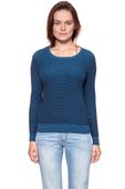 DAMSKI SWETER WRANGLER TWO TONE KNIT NAVY W81081P35 XS