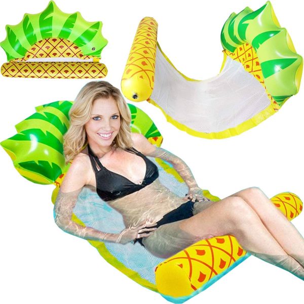 HAMAK WODNY DMUCHANY ANANAS MATERAC LEŻAK zdjęcie 1
