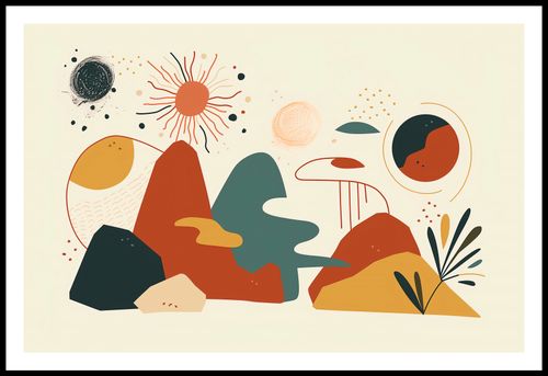 Plakat 86,4x56,8cm Kosmos Barw na Arena.pl