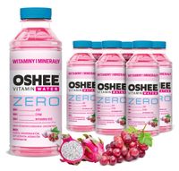 6x OSHEE Vitamin Water witaminy i minerały winogrona dragonfruit ZERO 555ml