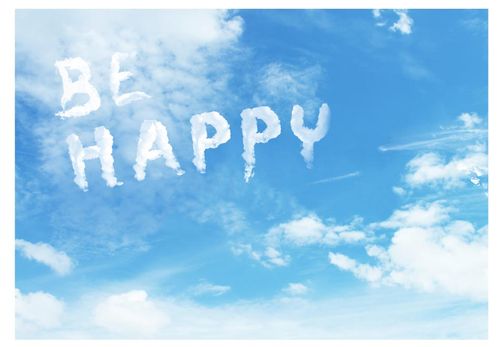 Fototapeta - Be happy 150x105 na Arena.pl