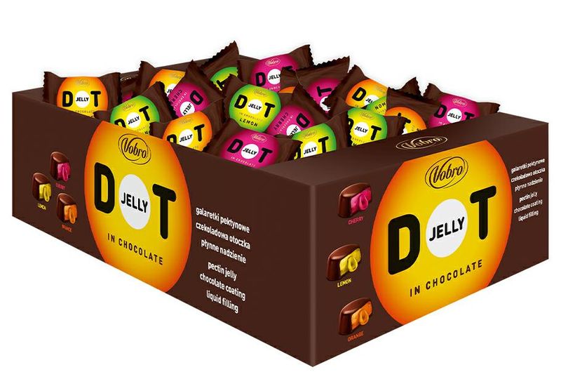 VOBRO JELLY DOT CHOCOLATE 3KG zdjęcie 1