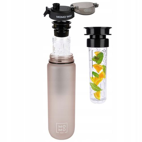 BUTELKA na wodę 1l MOMO WAY BIDON z sitkiem na owoce bpa free tritan na Arena.pl