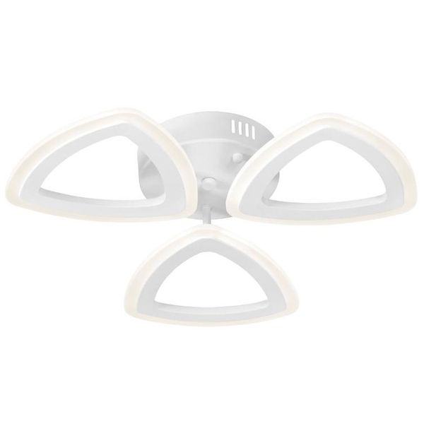 Ledowy plafon 48W W7112-3S WT biała lampa natynkowe trójkąty zdjęcie 1