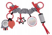 CANPOL ZAWIESZKA ZABAWKA KONTRASTOWA SENSORYCZNA WÓZKA FOTELIKA NOSIDEŁKA