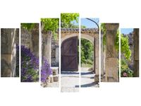 80CM 140CM OBRAZ 7 ELEM STARE OPACTWO ST HILAIRE ŚCIENNY