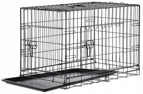 Klatka dla psa kennelowa metalowa Kojec transporter dla zwierząt na Arena.pl