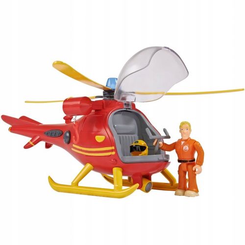SIMBA HELIKOPTER RATUNKOWY STRAŻAK SAM + FIGURKA na Arena.pl