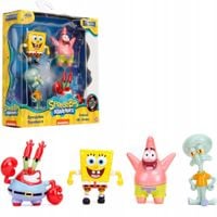 2X metalowe figurki SpongeBob 6,5cm 4pak Simba dla dzieci i kolekcjonerów