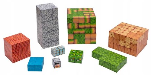 Magnetyczne klocki kostki budowlane modułowe konstrukcyjne 3d 312 elementów na Arena.pl